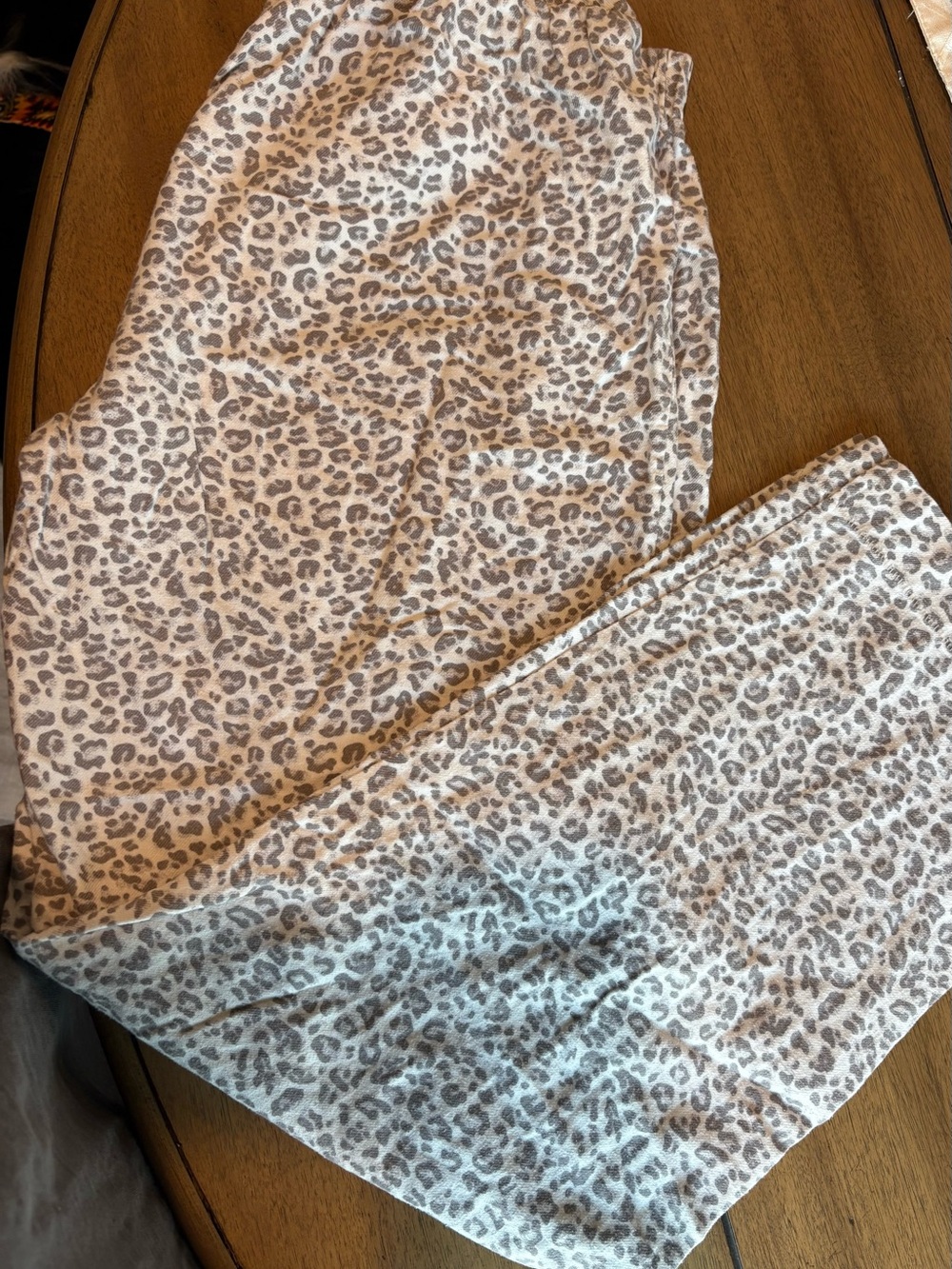 LOFT Beige Taupe Leopard Print Women's Pajama Pants
